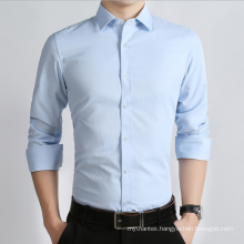 OEM Custom 100% Cotton Long Sleeve Classic Men Formal Dress Shirt